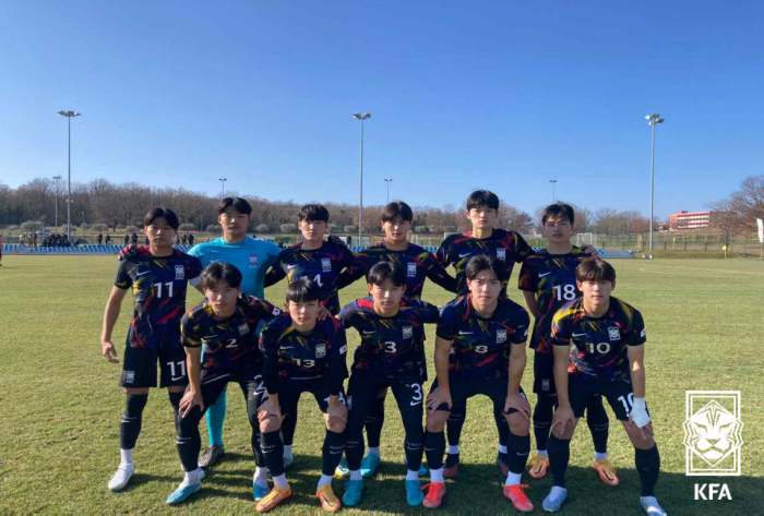 U-17 축구대표팀, 친선대회서 크로아티아에 2대1 역전승
