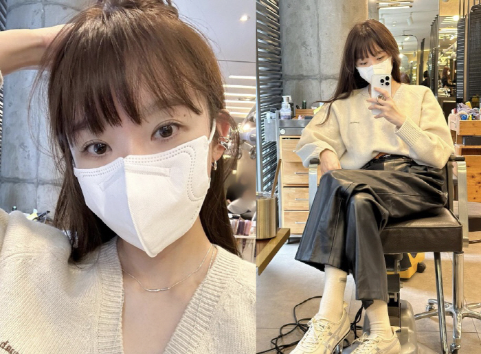 '뒷광고→빚투' 강민경, 온갖 구설수에도 강한 멘탈…"앞머리 잘랐어요" …
