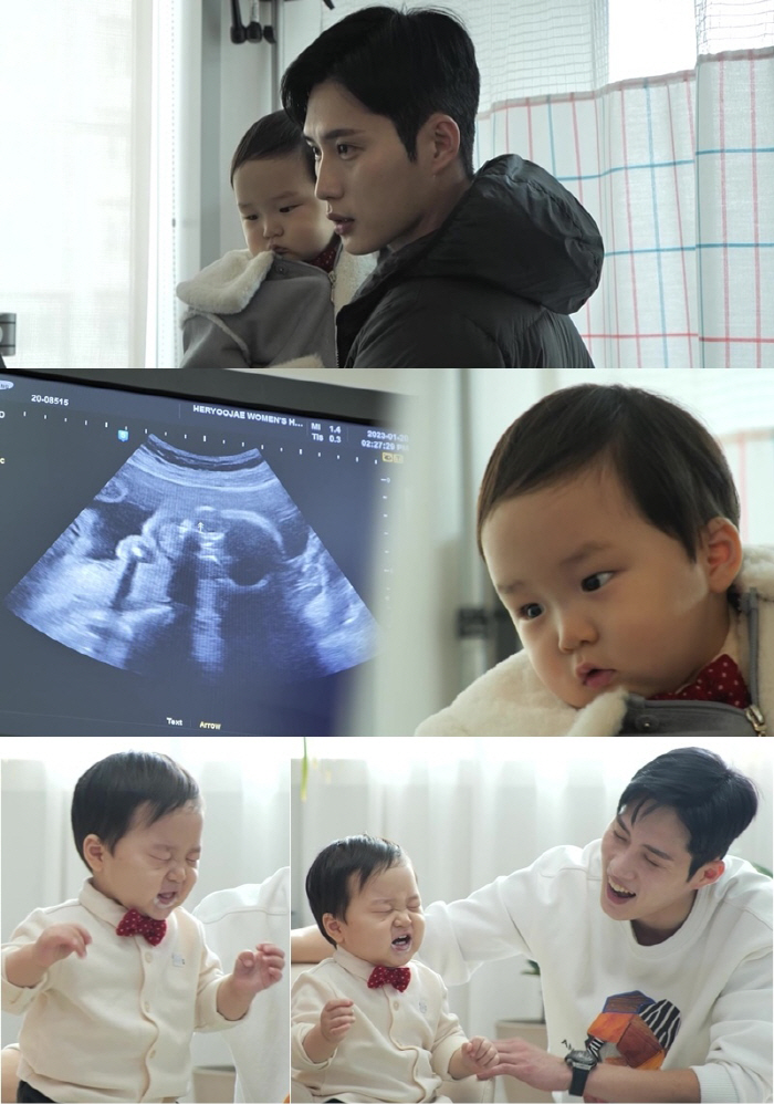 '펜싱스타' 김준호 子, 엄마 뱃속 동생 '은동이' 역사적 첫 만남!('…