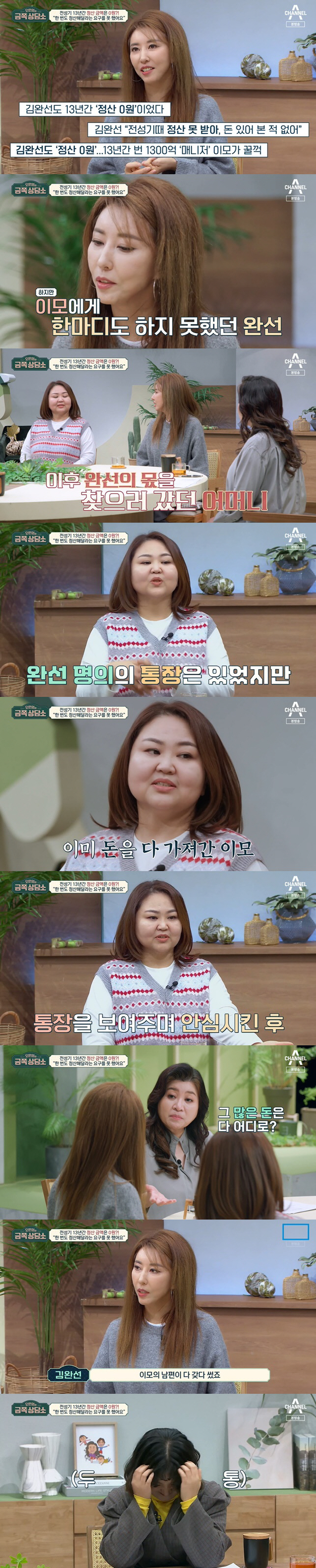 김완선, 이모가 뺏어간 1300억 행방은? "이래서 배우자 잘 만나야"(…