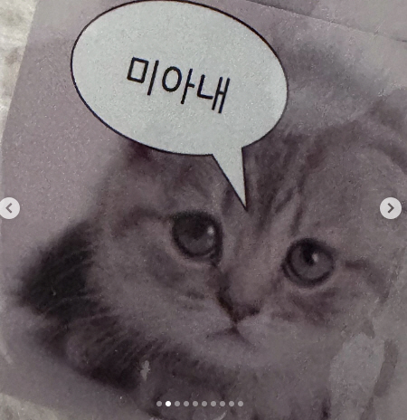 한소희, 다리에 또 타투? 낙서? "미안해" 의미심장 SNS