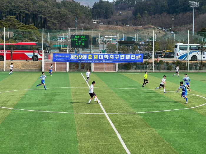 [대학축구]최종전 소나기골 폭발, 한산대첩기 토너먼트 대진 완성