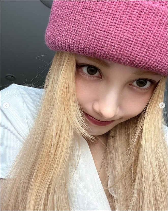 유깻잎, 뉴진스 제 6의 멤버? '성형고백+탈색' 후 확 달라진 비주얼