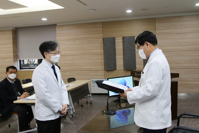 인제대 상계백병원 '표준진료지침 우수 운영' 진료과 시상