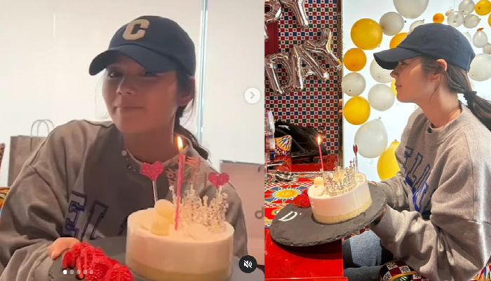 '42세' 한가인, '아우디'와 생일파티..♥연정훈표 로맨틱 선물