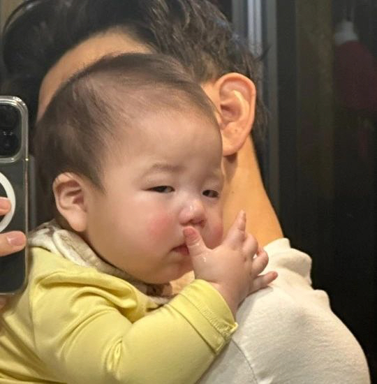 홍현희 子 똥별이 "침 냄새 맡는거야? 눈꺼풀 풀릴 정도였니?"