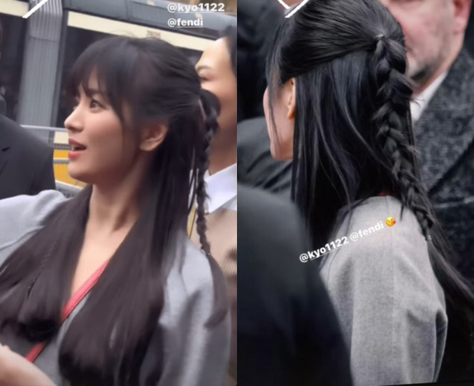 "연진아, 이게 댕기머리야" 송혜교, 밀라노에서 뽐낸 '한국적 美'[화보…
