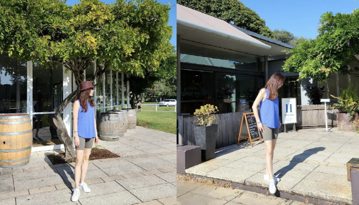 채시라, '50대 장원영' 등극…길거리서 '168cm 길쭉 몸매' 자랑
