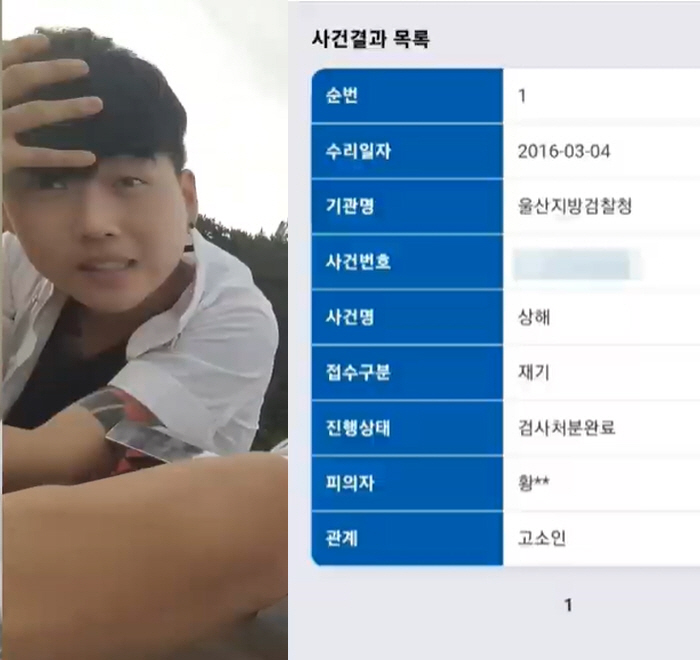"목 조르고 배 차" 황영웅 '일진+학폭' 추가 폭로→전과 기록 공개(뒤…