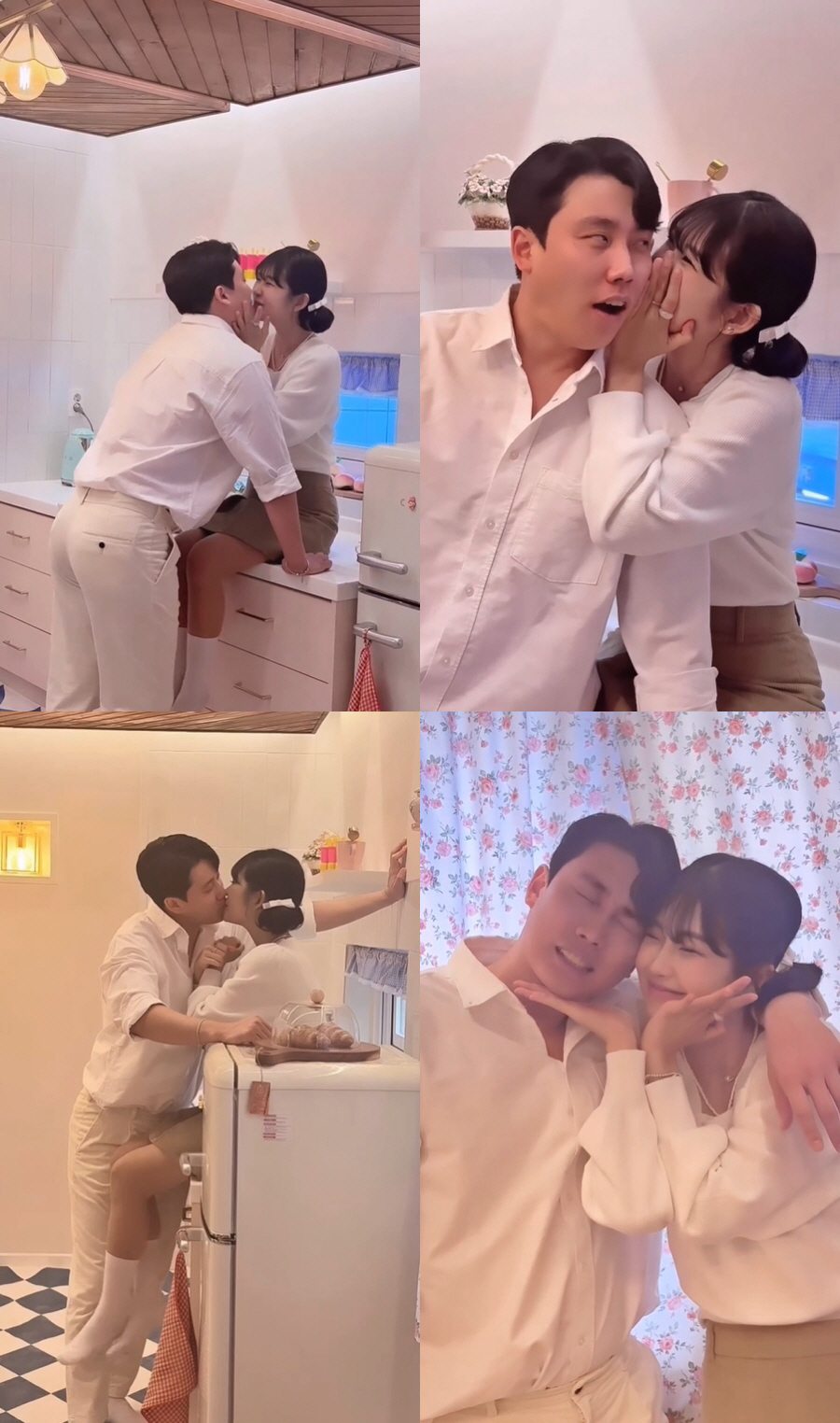 故최진실 딸 최준희, ♥남친에 뽀뽀 세례..성인되더니 더 과감해진 스킨십…