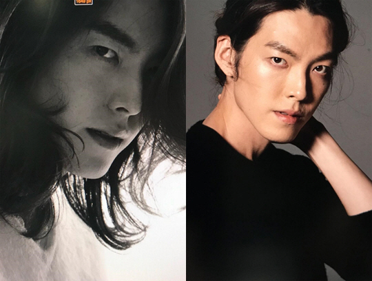 '신민아♥' 김우빈, 긴 머리+묶음 머리까지 소화...분위기 남신