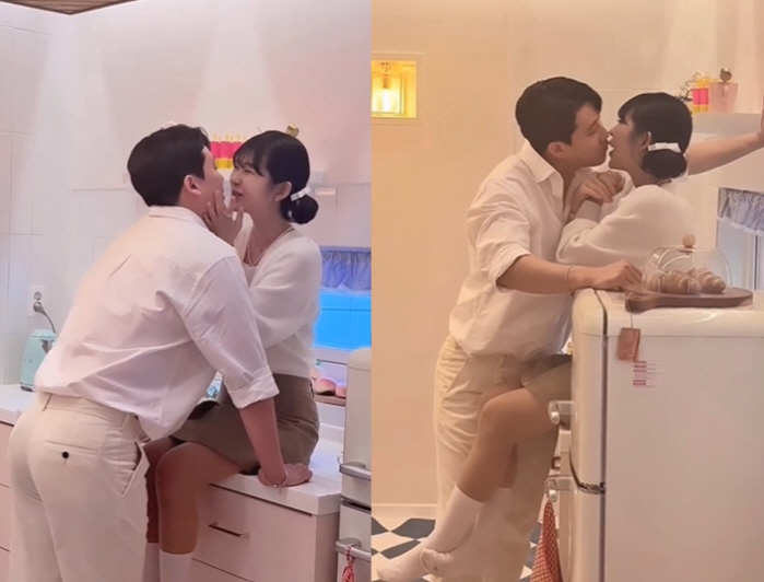 '故 최진실 딸' 최준희, 서랍장 올라가 ♥남친과 '진한 스킨십' "막연…