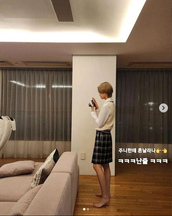 박준형♥김지혜 고등학생 딸, 母 따라잡을 기럭지…엄마닮았네