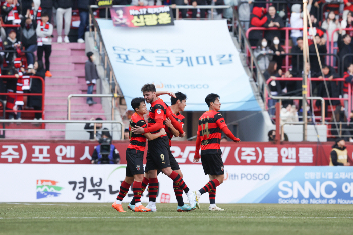 '포항 비에리' 이호재 교체투입→멀티골, 포항 대구에 3대2 역전승