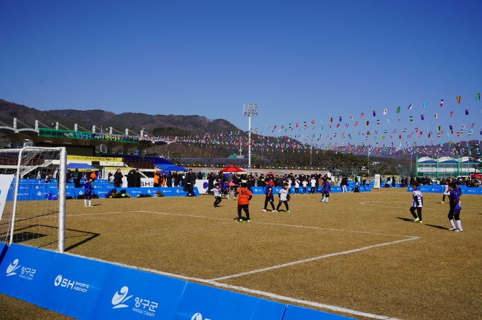 '2023 평화 양구컵 전국 유소년 축구클럽 페스티벌' 성료