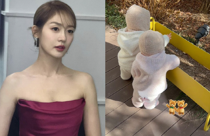 성유리, 눈에 넣어도 안 아플 '쌍둥이 딸'…엄마 닮은 '꼬마 요정'