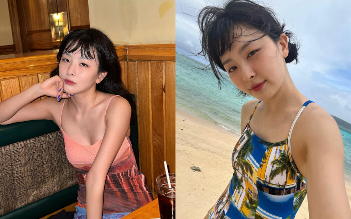 "언니 옷 입어"…레드벨벳 슬기, 파격 해변룩에 팬들도 '깜짝'