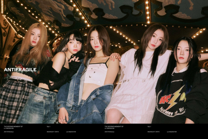 르세라핌, 미니 2집 '안티프래자일'로 첫 밀리언셀러 달성…누적 판매 1…