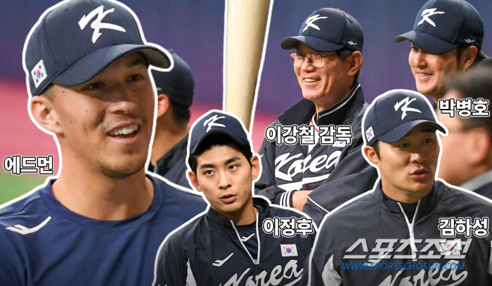 '장타력 폭발' 에드먼 "와우! 뭐야!" 깜짝 놀란 이강철 감독·이정후·…