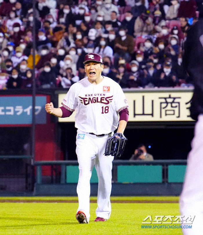 WBC 일본대표 탈락 '190승' 투수 다나카, 한일전 열리는 날 5이닝 1안타 무실점, 시범경기 2G 9이닝 ERA '0'