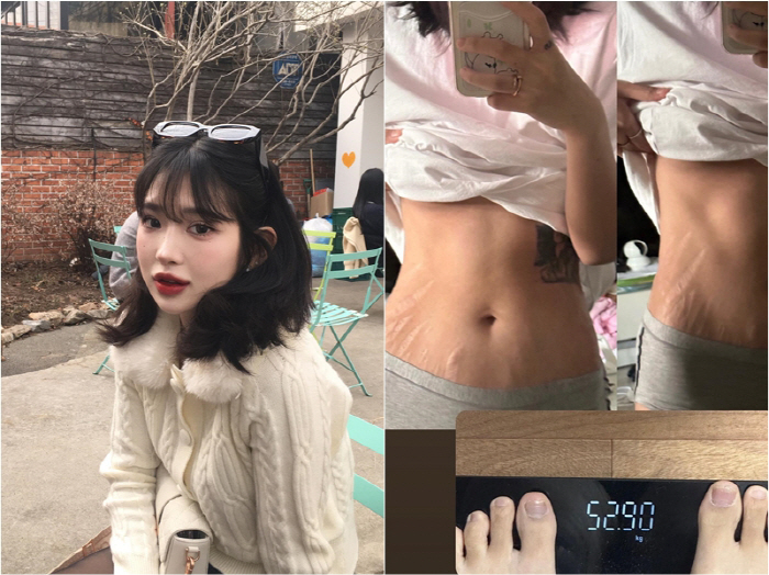 최준희 폭풍감량 52.9kg…과감히 셀룰라이트까지 공개 '허리 확 줄었네…