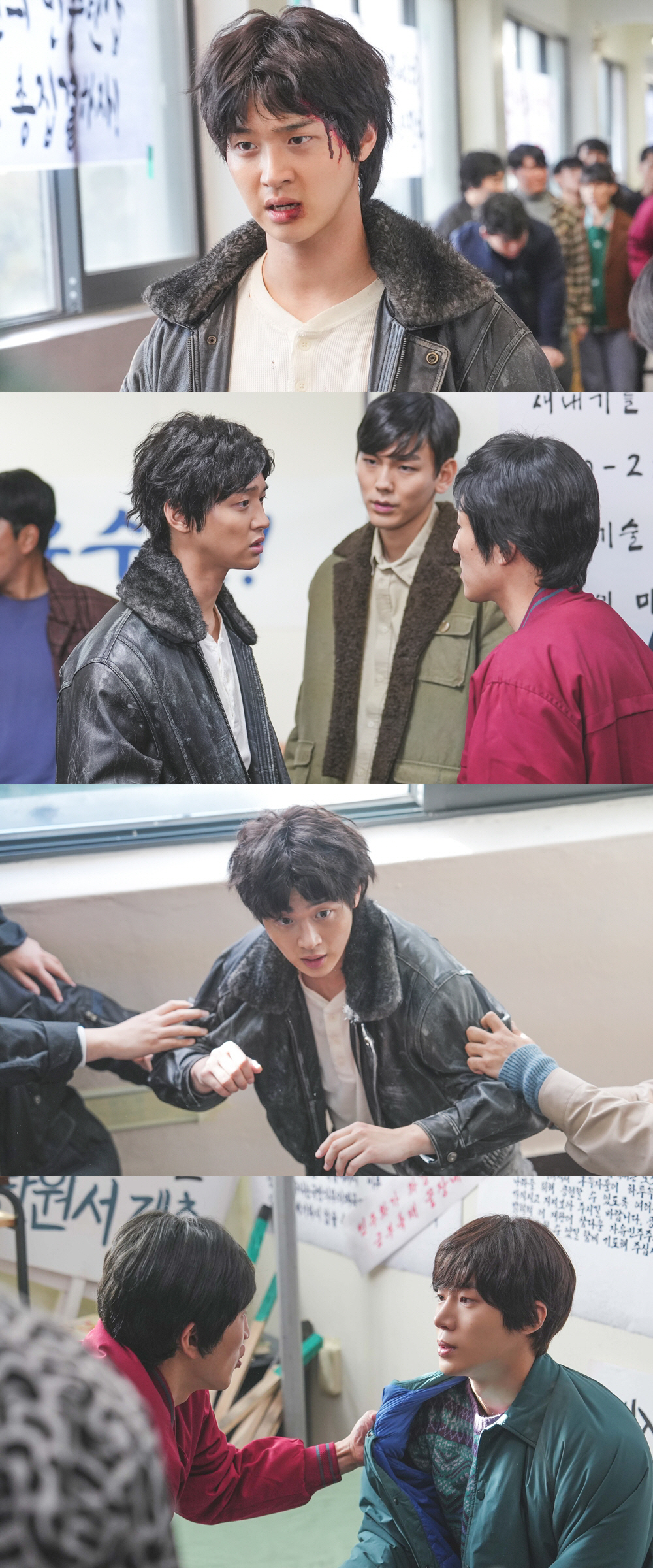 장동윤, 입술 터지고 머리 찢어져 '엉망진창'…심상치 않은 대치 ('오아…