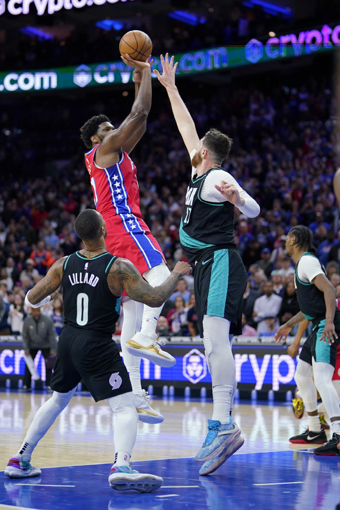 조엘 엠비드 MVP 모드 가동. 필라델피아 NBA 파워랭킹 1위 등극