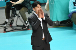 'PO직행' 도로공사 김종민 감독 