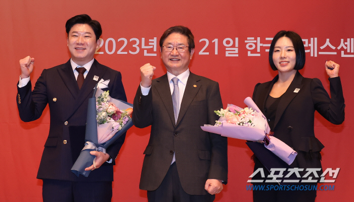 "강원2024 G-300!" 윤성빈X최민정 홍보대사 위촉...송승환 자문…