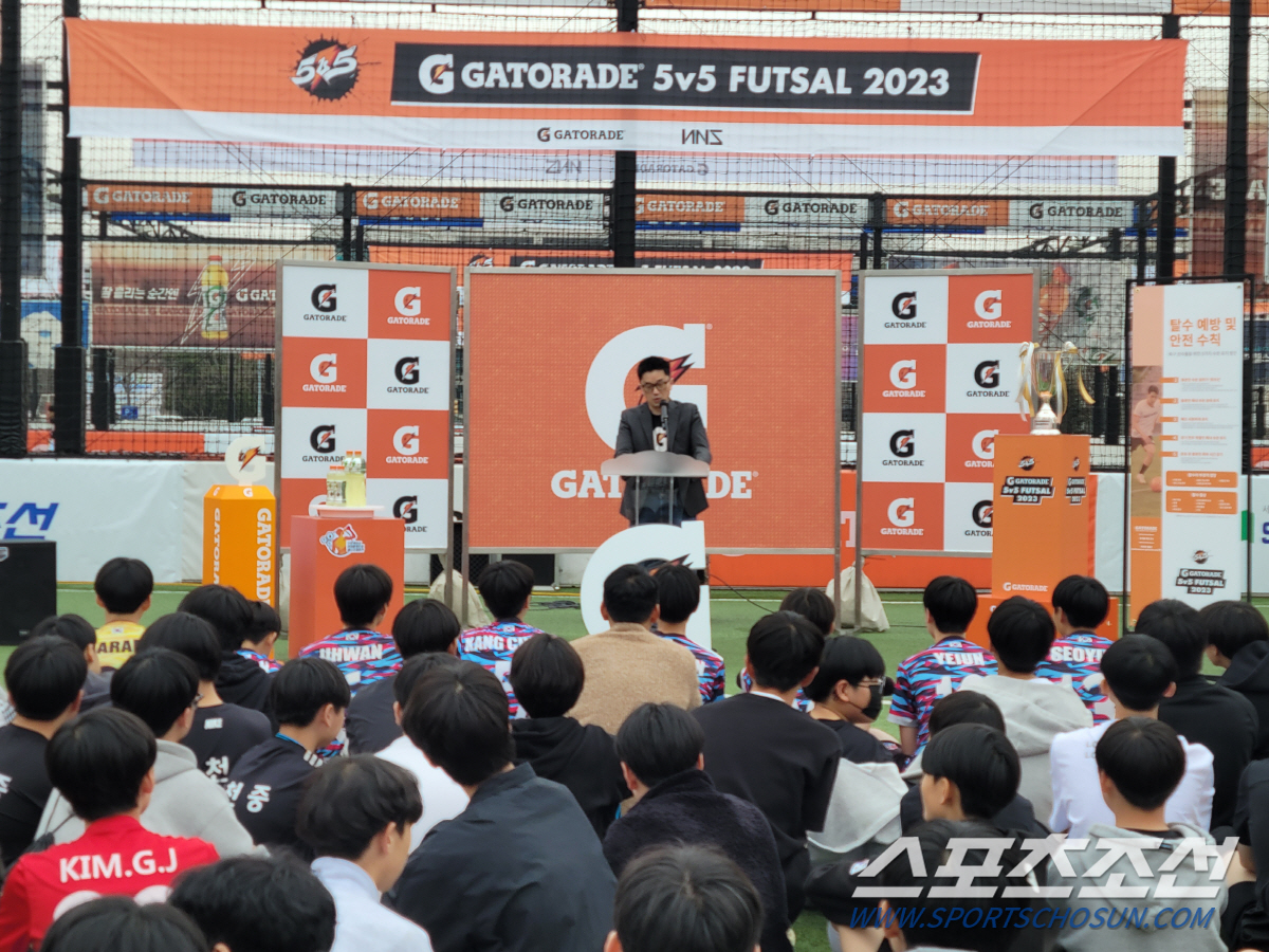 박제이콥수영 한국펩시콜라 대표이사, '5v5 게토레이 풋살 2023' 직…