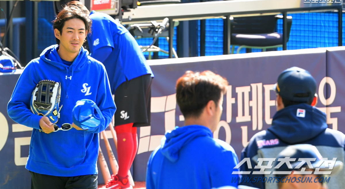 '베테랑 강민호 구자욱, 에이스 원태인까지 응원' 시범경기 1등 사자군단…