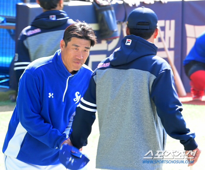 '베테랑 강민호 구자욱, 에이스 원태인까지 응원' 시범경기 1등 사자군단…