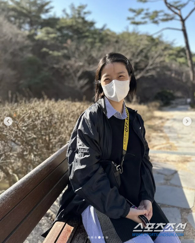 '7월 출산' 안영미, 박소담과 봄 나들이…스님들도 '딱콩이'에게 좋은 …