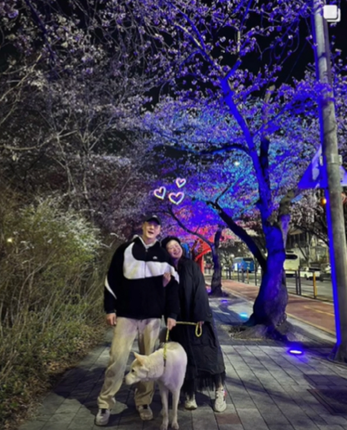 '김원효♥' 심진화, 세 가족의 단란한 가족사진 "우리 개족♡"