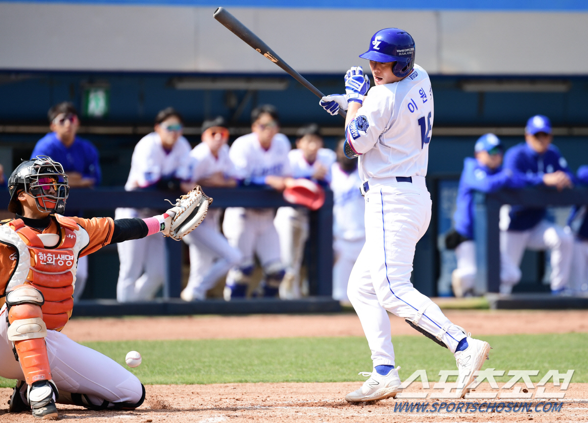 [대구현장]폭투-볼넷-사구-사구, 한화가 시범경기 1위한 날, 웃지 못한…
