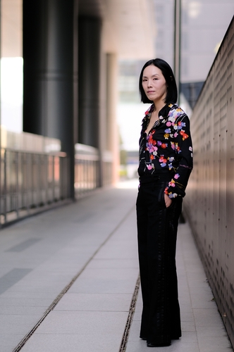 (서울=연합뉴스) 류효림 기자 = 넷플릭스 '더 글로리'에 출연한 배우 박지아가 지난 28일 서울 종로구 수송동 연합뉴스 사옥에서 인터뷰에 앞서 포즈를 취하고 있다. 2023.3.29