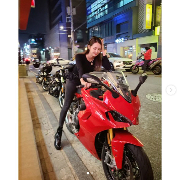 오정연, 2500만원 슈퍼바이크 인증…걸크러쉬 반전매력