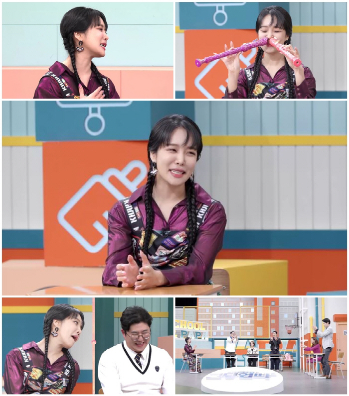 랄랄, 쌍 리코더 연주 가동 "사실 코 재수술해서 하지 말랬는데" ('고…