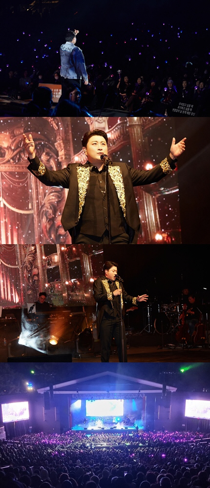 김호중, 韓 아티스트 최초 美 '더 그릭 시어터'서 공연…4000명의 보…
