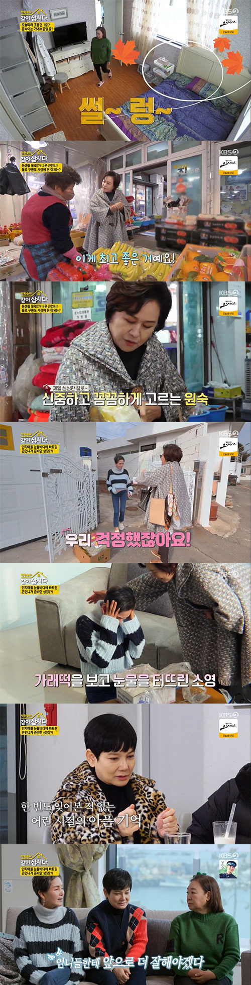 박원숙, 안소영X안문숙 위한 '음식치료'… "사랑을 느꼈다"(같이 삽시다…
