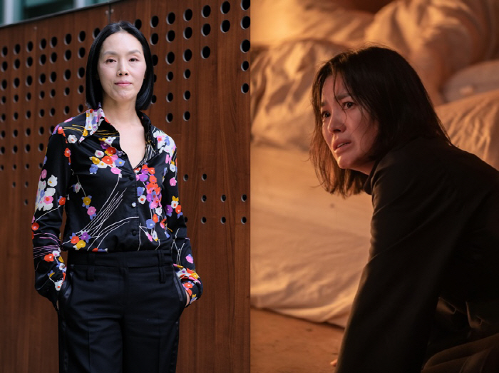 '더 글로리' 동은母 박지아 "송혜교, 役 위해 철저히 무너져..아름다웠…