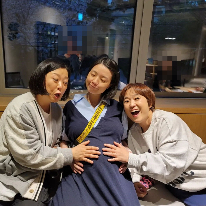 안영미 D라인 공개…송은이·김숙 "딱콩아! 건강히 잘 만나자"