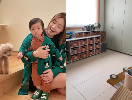 신다은, 직접 꾸민 '깔끔+러블리' 아들방...♥임성빈 뺨치는 인테리어 …