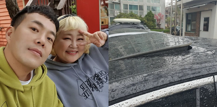 “싸늘해” 김민기♥홍윤화, 아침부터 날벼락..비 내리는데 썬루프 활짝 ‘…