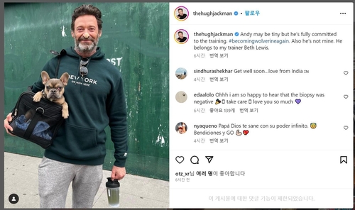 휴 잭맨 "피부암 완치 판정…자외선차단제 잘 발라야"