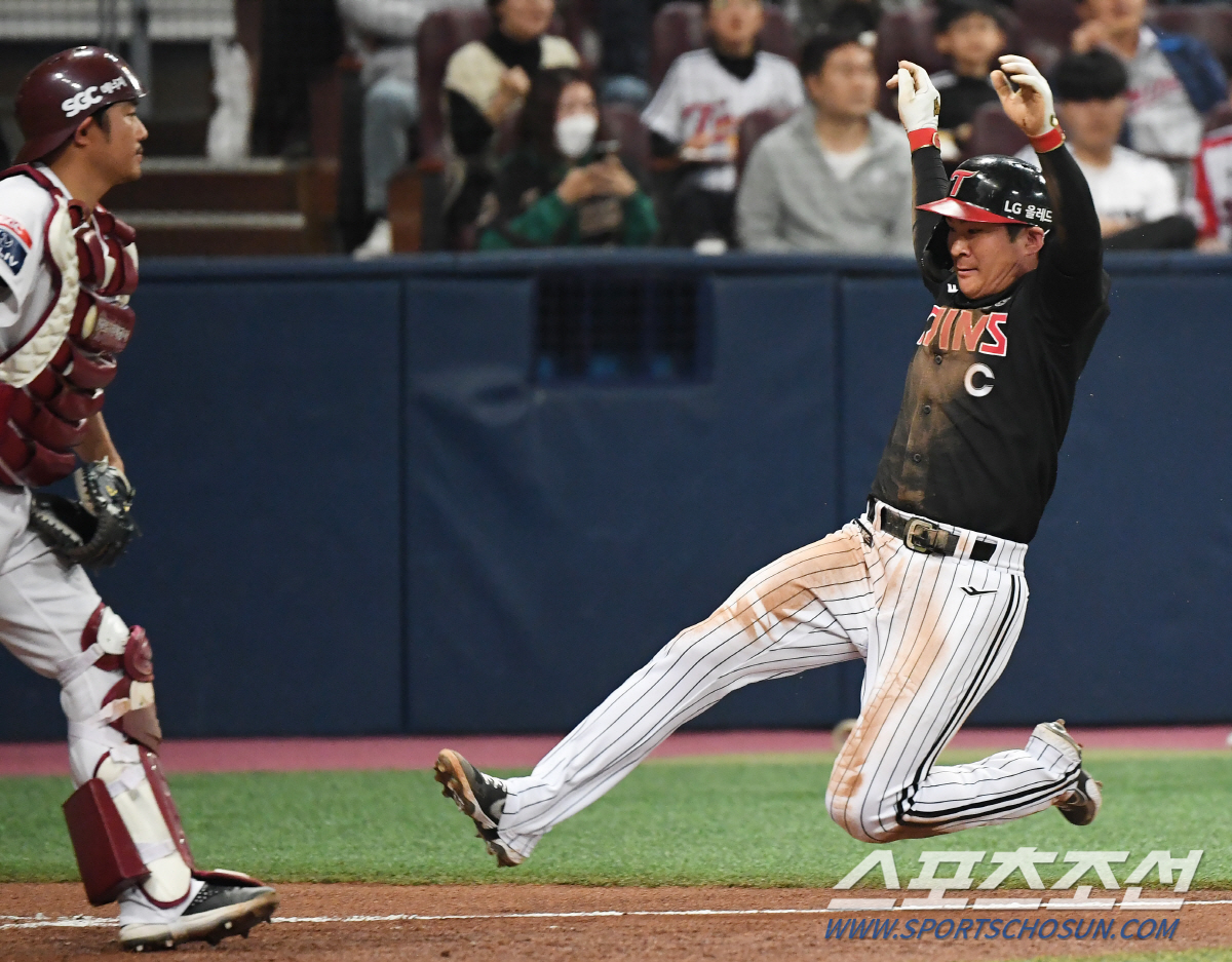 정주현 콜업 이유가...아픈 선수 맞아? 펄펄 날아다닌 캡틴, 9억팔 흔…