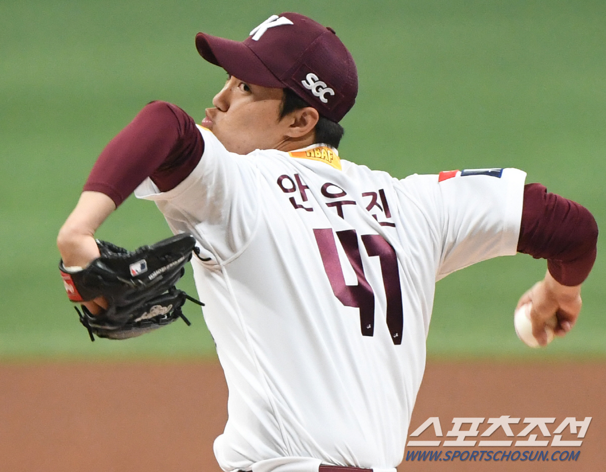 안우진 7이닝 12K 괴물투에도 '패전'…'46억원 FA' 한 방이 터졌…