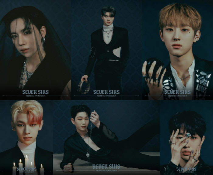 드리핀, 새 싱글 '세븐 신스' 재킷 이미지 공개…'몽환+섹시' 옴므파탈…