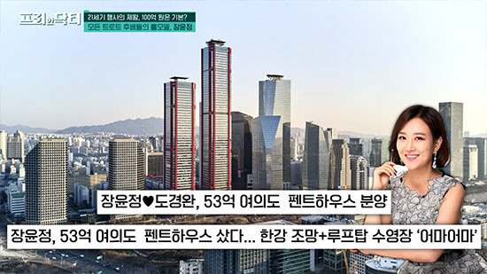 "도경완 결혼 잘 했다" 장윤정, 한남동 빌라 10개월만에 40억 시세차…