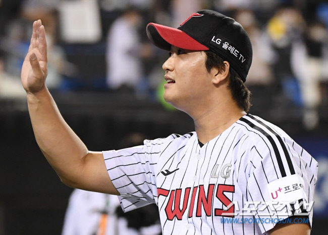 '최고 152㎞ 쾅쾅!' 고우석 실전 점검→1군 복귀 가시화…"빨리 오면…